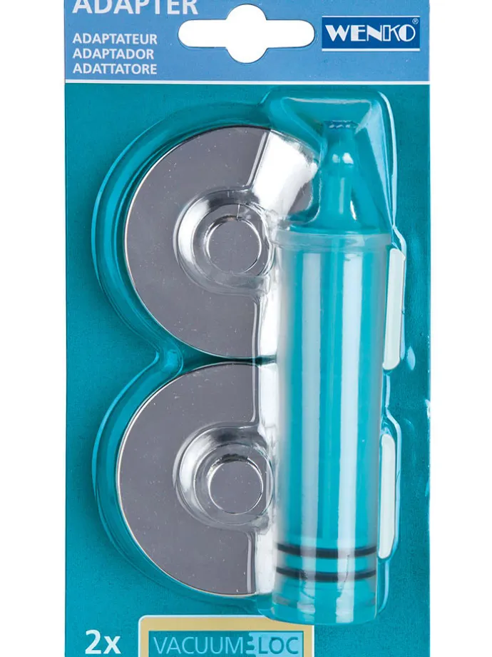 Adapter próżniowy w kolorze niebieskim - dł. 6 cm