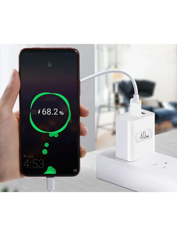 Adapter sieciowy USB w kolorze białym
