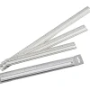 Aluminiowa linijka w kolorze srebrnym - dł. 50 cm