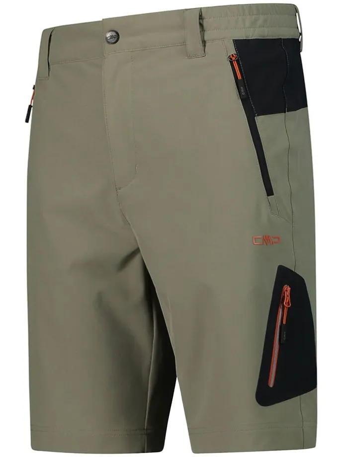 Bermudy funkcyjne w kolorze khaki