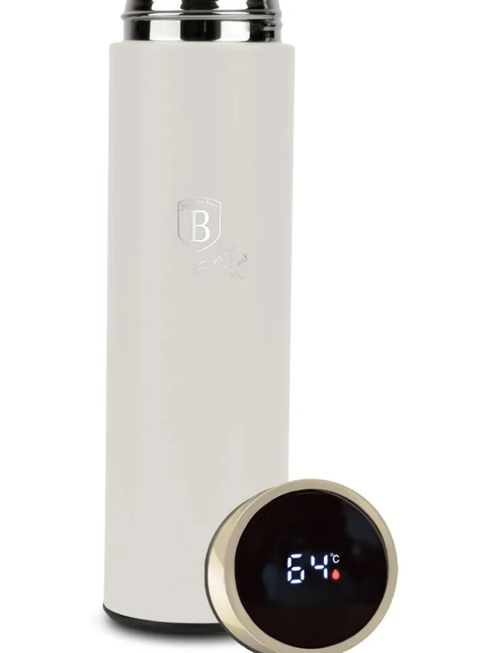 Bidon LED w kolorze kremowym - 500 ml