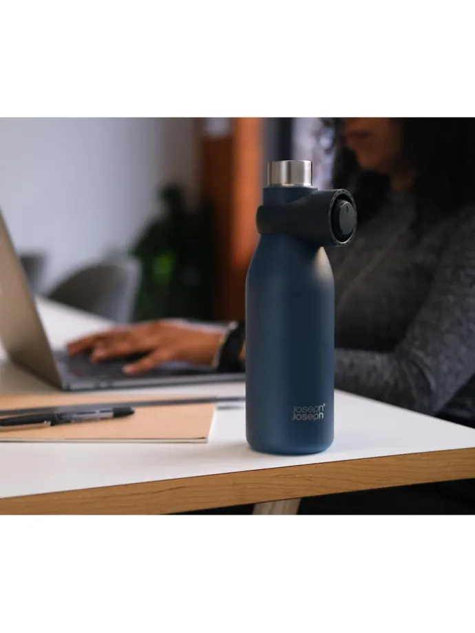 Bidon "Loop" w kolorze granatowym - 500 ml