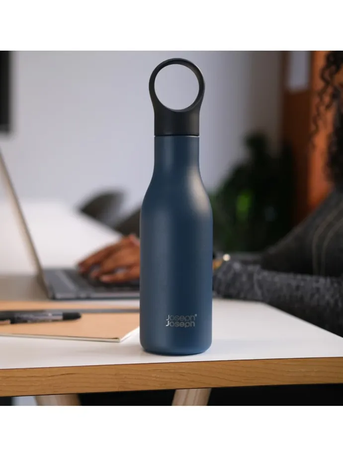 Bidon "Loop" w kolorze granatowym - 500 ml