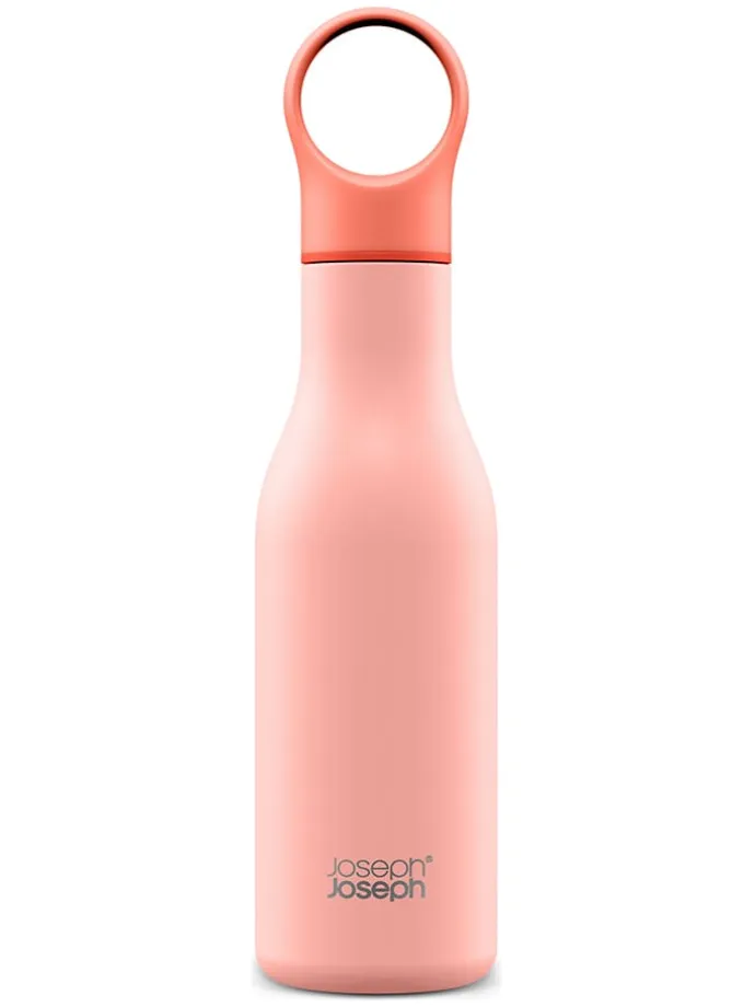 Bidon "Loop" w kolorze jasnoróżowym - 500 ml