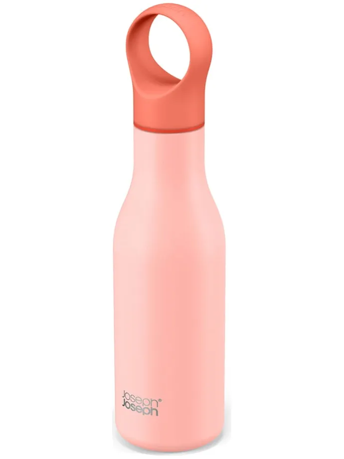 Bidon "Loop" w kolorze jasnoróżowym - 500 ml