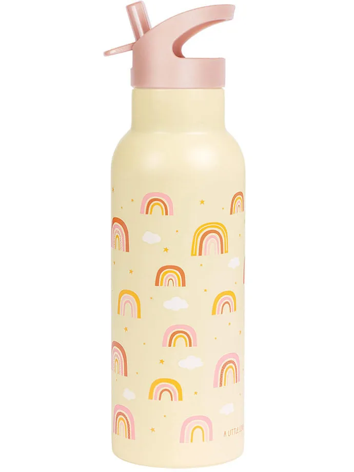 Bidon "Rainbows" w kolorze żółtym - 500 ml