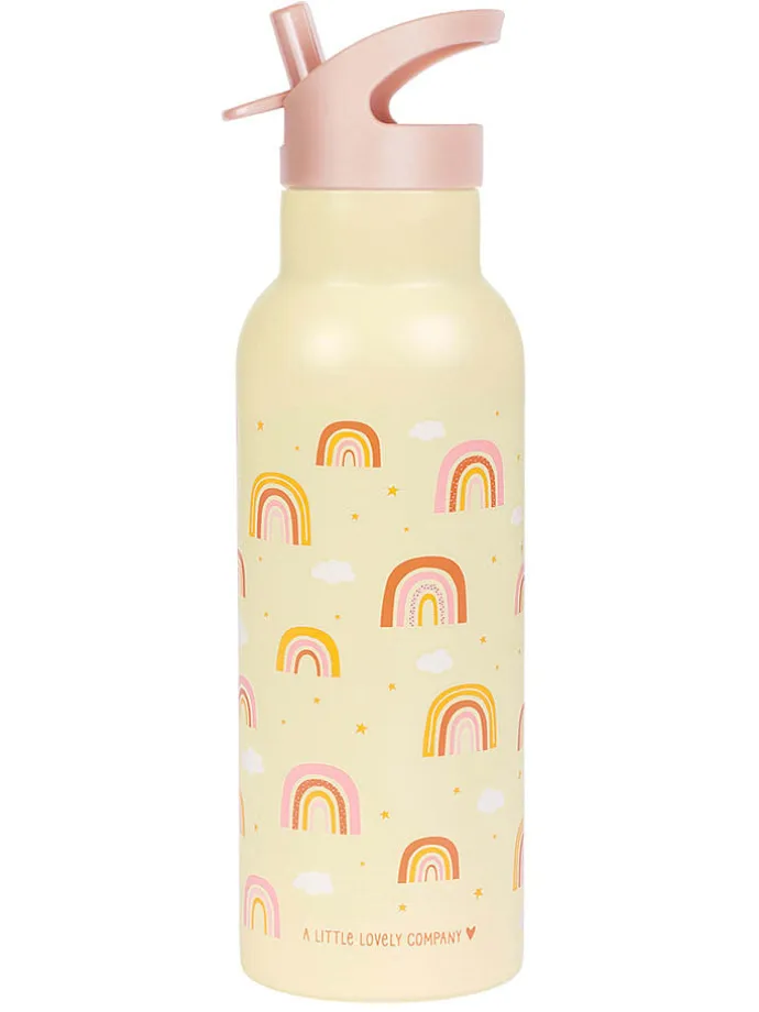Bidon "Rainbows" w kolorze żółtym - 500 ml