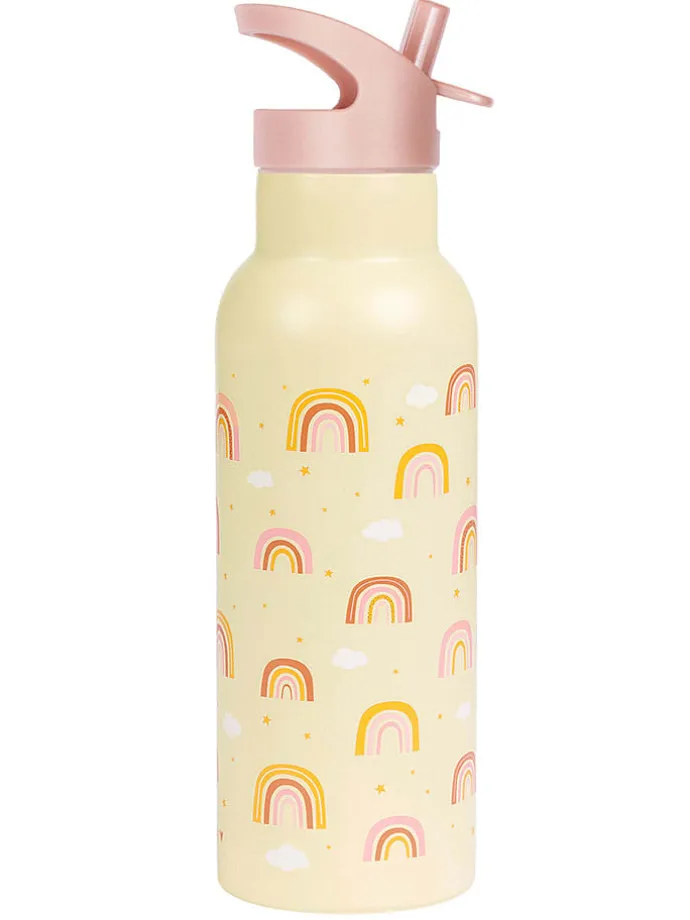 Bidon "Rainbows" w kolorze żółtym - 500 ml