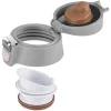 Bidon termiczny "Trave Mug Light" w kolorze szarym - 400 ml