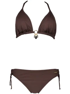 Bikini w kolorze ciemnobrązowym