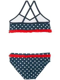Bikini w kolorze granatowym ze wzorem