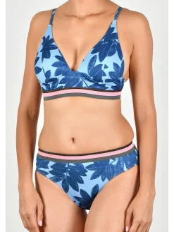 Biustonosz bikini w kolorze niebieskim