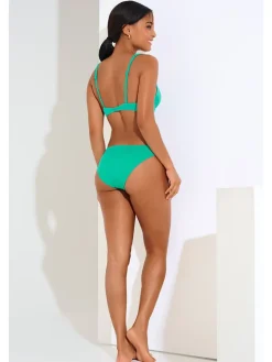 Biustonosz bikini w kolorze zielonym