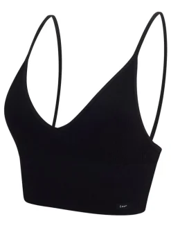Biustonosz sportowy "Flora" w kolorze czarnym
