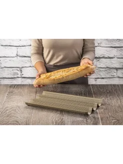 Blacha w kolorze złotym na bagietki - 35 x 25 cm