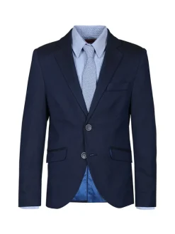 Blezer - Slim fit - w kolorze granatowym