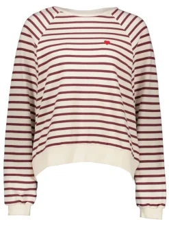 Bluza w kolorze beżowo-czerwonym