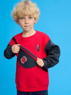 Bluza w kolorze czerwono-granatowym