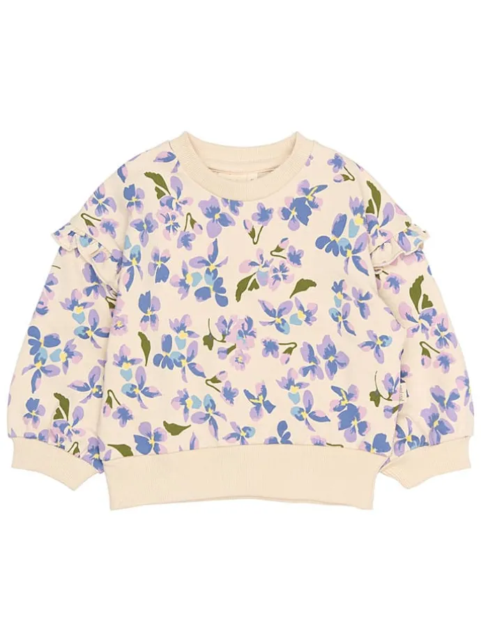 Bluza w kolorze fioletowo-beżowym