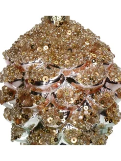 Bombka "Pine Cone" w kolorze złotym - wys. 13 cm