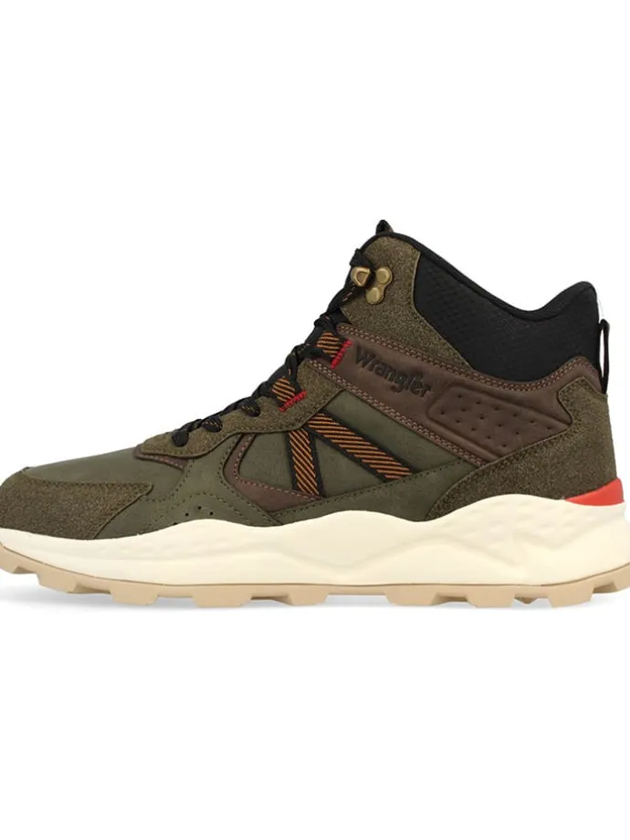 Botki "West" w kolorze khaki