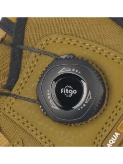Botki zimowe "Bergen" w kolorze khaki