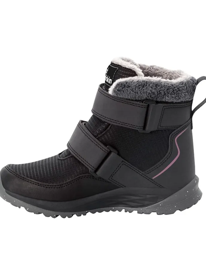 Botki zimowe "Polar" w kolorze czarnym