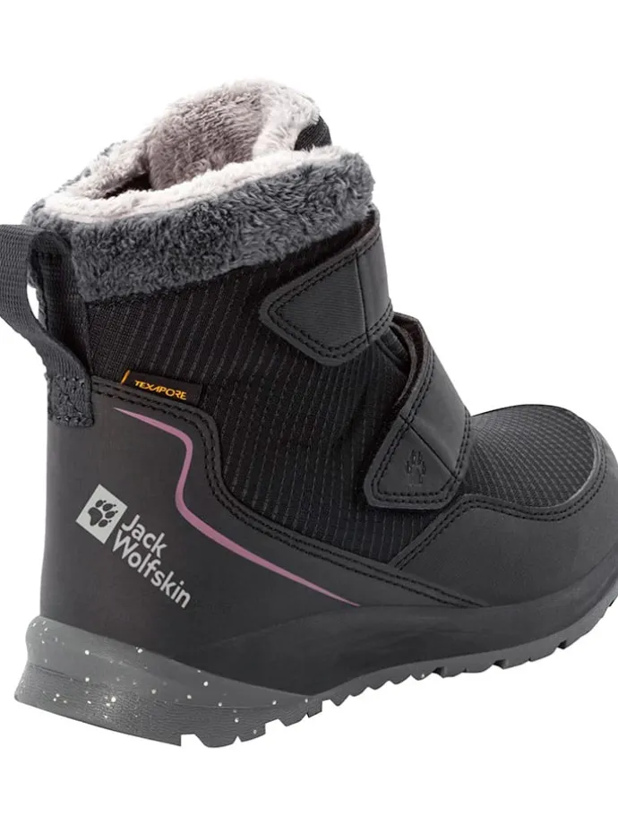 Botki zimowe "Polar" w kolorze czarnym