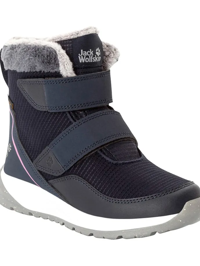 Botki zimowe "Polar" w kolorze granatowym