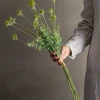 Bukiet dekoracyjny w kolorze zielonym - dł. 58 cm