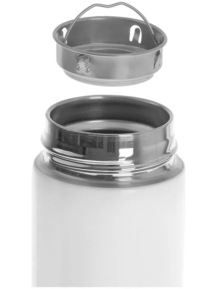 Butelka termiczna "AD 4506" w kolorze białym - 473 ml