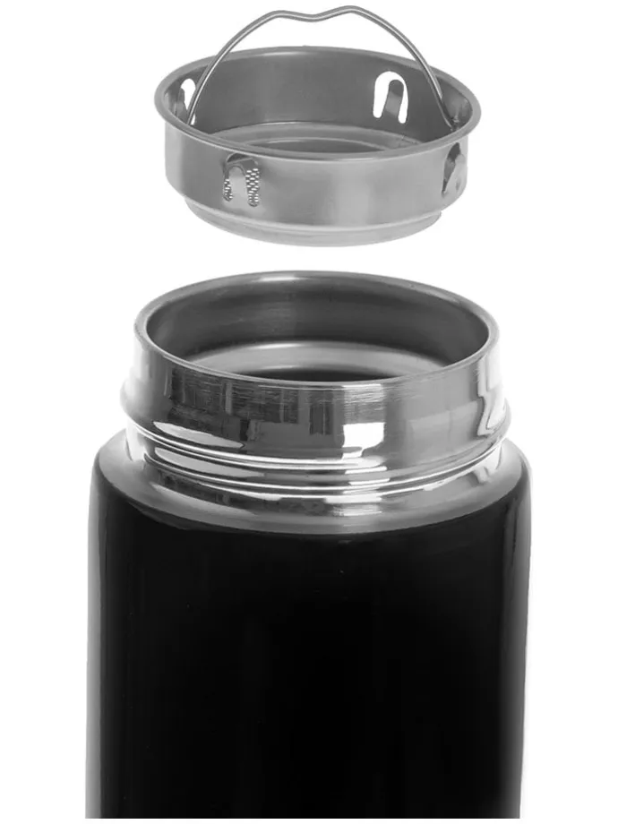 Butelka termiczna "CR 4507" w kolorze czarnym - 473 ml