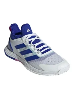Buty "Adizero Ubersonic 4.1" w kolorze niebiesko-szarym do tenisa
