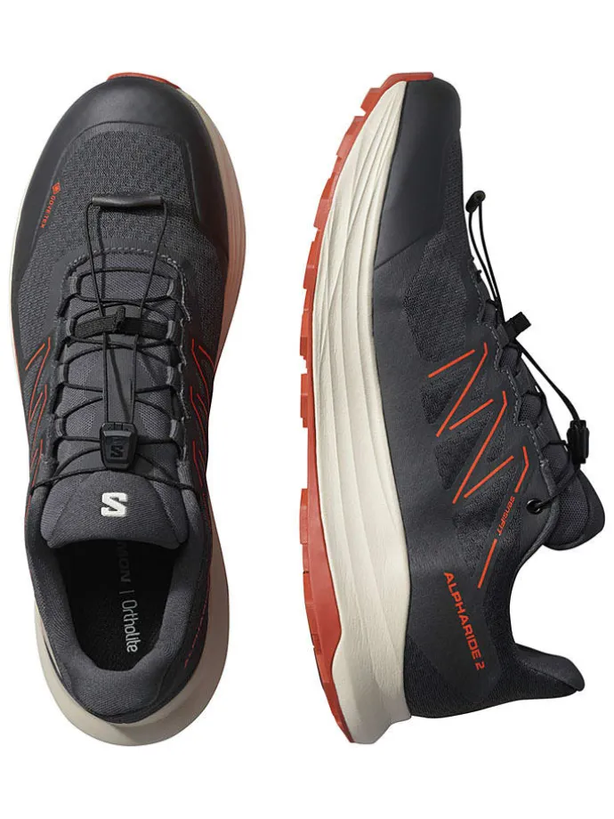Buty "ALPHARIDE 2 GORE-TEX" w kolorze antracytowym do biegania