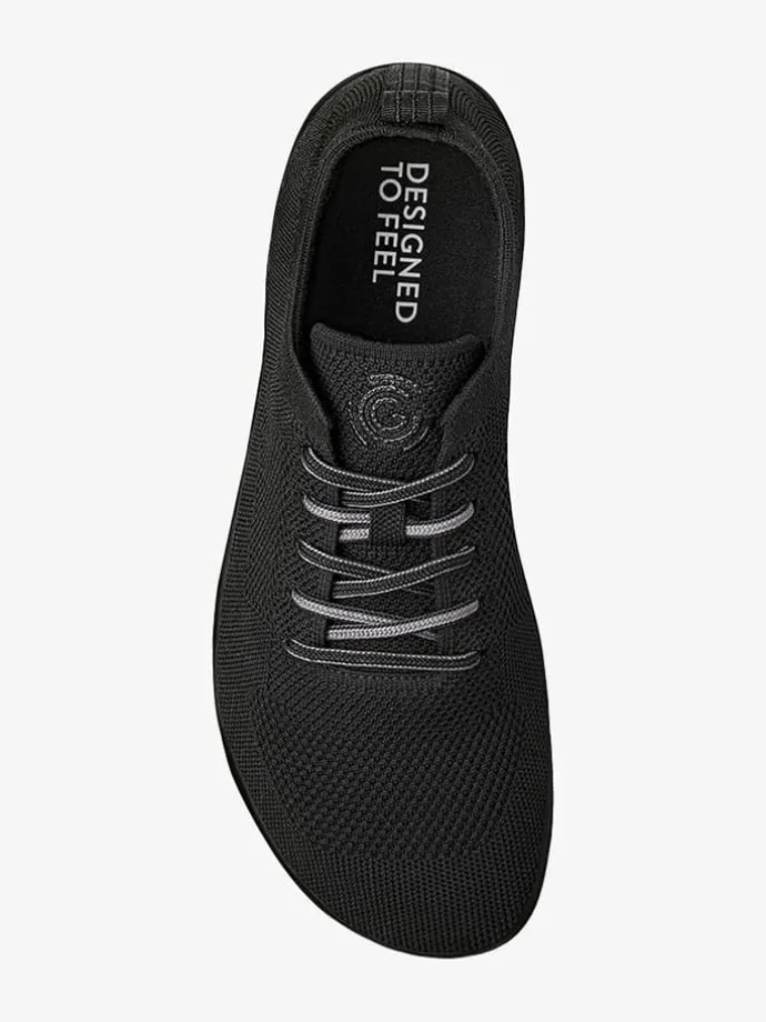 Buty barefoot "Active Knit" w kolorze czarnym