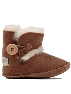 Buty niemowlęce w kolorze brązowym