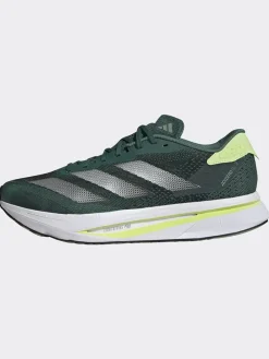Buty sportowe "Adizero SL2" w kolorze srebrno-zielonym