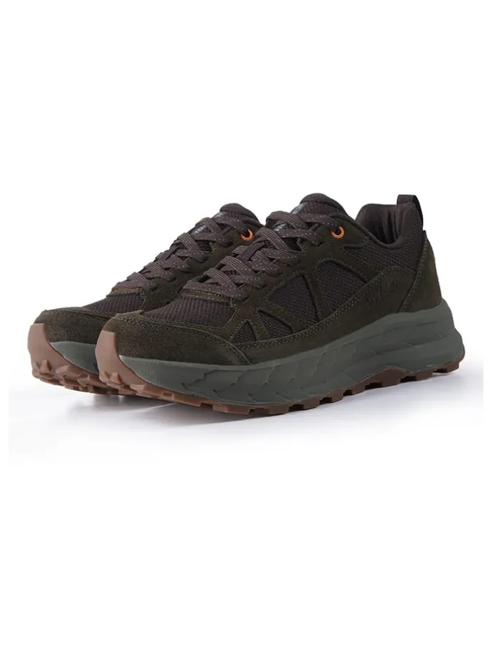 Buty trekkingowe "Anisi" w kolorze khaki