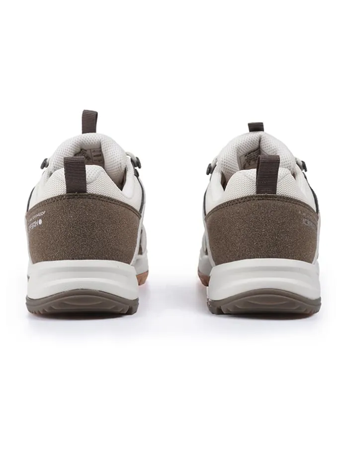 Buty trekkingowe "Aura" w kolorze beżowo-oliwkowym