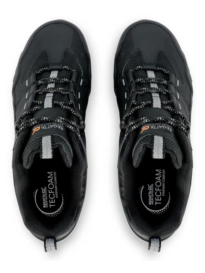 Buty trekkingowe "Regen" w kolorze czarnym