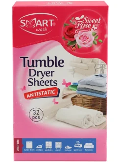 Chusteczki (32 szt.) "Sweet Rose" do suszarki