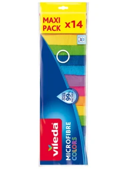 Ściereczki (14 szt.) "Colors" w różnych kolorach z mikrofibry