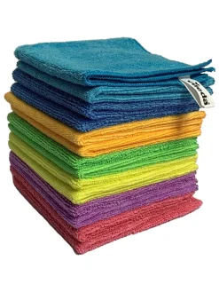 Ściereczki (14 szt.) "Colors" w różnych kolorach z mikrofibry