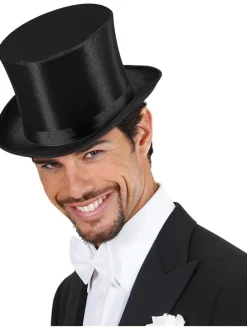 Cylinder w kolorze czarnym