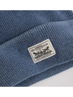 Czapka beanie w kolorze niebieskim
