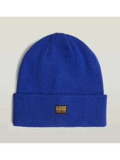Czapka beanie w kolorze niebieskim