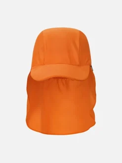 Czapka "Kilpikonna" w kolorze pomarańczowym z osłoną karku