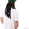Czapka kostiumowa "Reggae" w kolorze czarnym ze wzorem