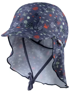 Czapka w kolorze granatowym z daszkiem