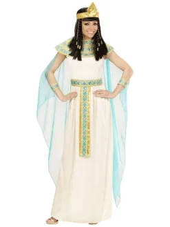 6-częściowy kostium "Cleopatra" w kolorze turkusowo-kremowym